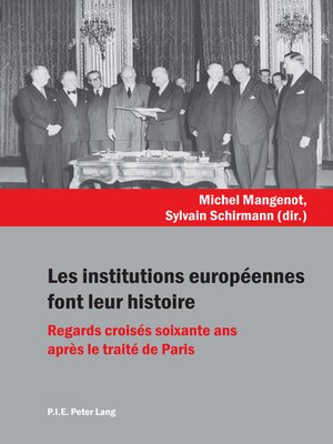 cover image of Les institutions européennes font leur histoire
